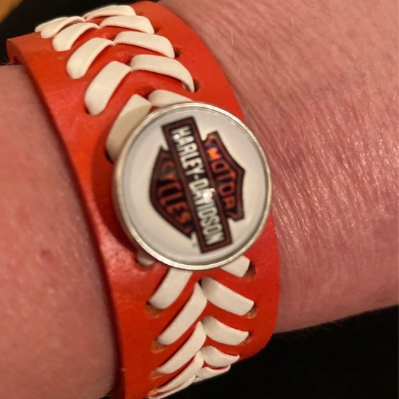 Harley Leather Bracelets - Picture 2 of 5